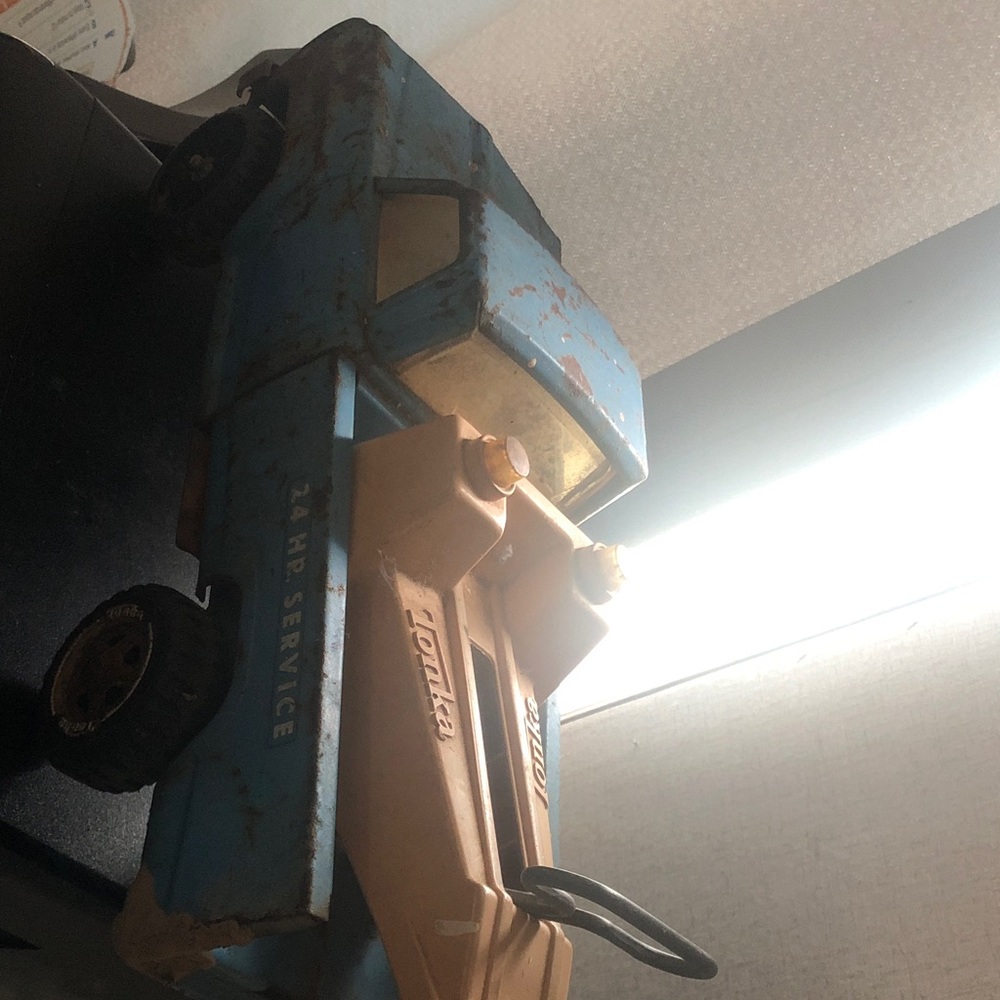 Tonka Classic Blue and Tan Service Truck